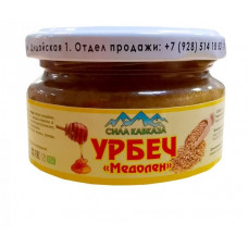 Урбеч (Урба) дагестанский из семян белого льна с медом Медолен ДИДО Сила Кавказа, ст.бан, 125 г Урбеч (Урба) дагестанский из семян белого льна с медом Медолен ДИДО Сила Кавказа, ст.бан, 125 г