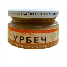 Урбеч (Урба) дагестанский из грецкого ореха с медом ДИДО Сила Кавказа, ст.бан, 125 г
